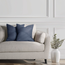  RESTILO díszpárnahuzat SOFTA szín grafitszürke dombornyomott anyag mikroszálas 50x70 lakástextília