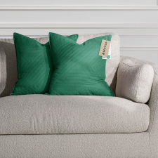  RESTILO díszpárnahuzat SOFTA szín üvegzöld dombornyomott stílus glamour anyag mikroszálas 50x70 lakástextília