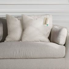  RESTILO díszpárnahuzat SOFTA szín világos bézs dombornyomott anyag mikroszálas 50x70 lakástextília