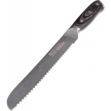 RESTO Ogma 95342 Rozsdamentes acél Kenyérvágó kés 20cm - Fekete (95342) kés és bárd