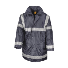 Result Férfi Kabát Kapucnis Result Management Coat -XL, Sötétkék (navy) férfi kabát, dzseki