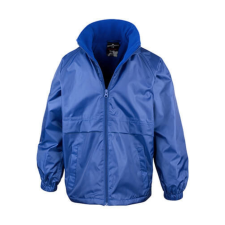 Result Gyerek Kabát Kapucnis Hosszú ujjú Result CORE Junior Microfleece Lined Jacket -XL (11-12), Királykék gyerek kabát, dzseki