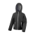 Result Gyerek Kabát Kapucnis Hosszú ujjú Result Kids TX Performance Hooded Softshell Jacket -XL (11-12), Fekete/Szürke