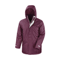 Result Gyerek Kabát Kapucnis Result Children's Core Winter Parka -XL (11-12), Burgundi vörös