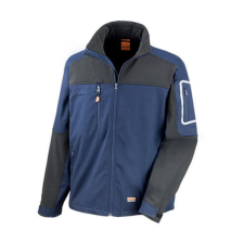 Result Uniszex Kabát Hosszú ujjú Result Work-Guard Sabre Stretch Jacket -3XL, Sötétkék/Fekete női dzseki, kabát