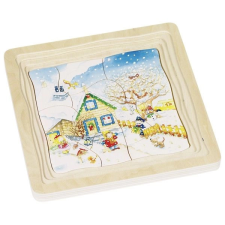 Réteges évszakok puzzle puzzle, kirakós
