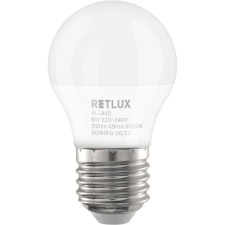 RETLUX RLL 440 Klasszikus mini izzó 6W 510lm 6500K E27 - Nappali Fény izzó