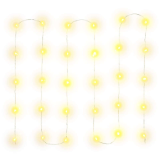 Retlux RXL 259 különleges karácsonyi fényfüzér, elemes, nano 30 LED, meleg fehér karácsonyfa izzósor