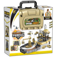 ReToys Parkolóház katonai járművekkel táskában  Ajánlott 3-6 éves korig fiúknak (89981) autópálya és játékautó