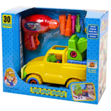 ReToys Szerelhető daruskocsi csavarbehajtóval - többféle  Ajánlott 3-6 éves korig fiúknak (32416) autópálya és játékautó