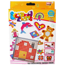 ReToys Vasalható gyöngykészlet sablonnal - többféle  Ajánlott 3-6 éves korig lányoknak (86364) kreatív és készségfejlesztő