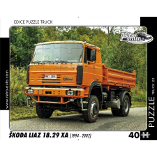 Retro autó kirakó - Skoda Liaz teherautó puzzle, kirakós