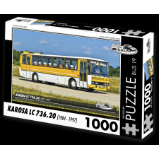 Retro autók kirakó busz karosa lc 736.20 1000 darabos puzzle, kirakós