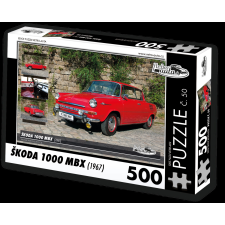 Retro autók puzzle Škoda 1000 MBX (1967) 500 darabos puzzle, kirakós