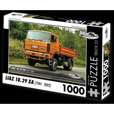  Retro autók puzzle - Škoda Liaz teherautó puzzle, kirakós