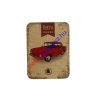  Retro autós (piros Skoda) hűtőmágnes