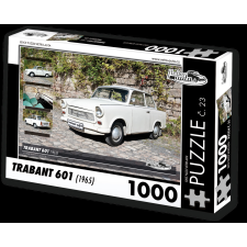 Retro autós puzzle Trabant 601 (1965) puzzle, kirakós