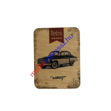  Retro autós (Wartburg) hűtőmágnes hűtőmágnes