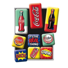  RETRO Coca Cola - Popart - Mágnes szett hűtőmágnes