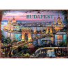 Retro-Gift Hűtőmágnes - Sunset Budapest Dream