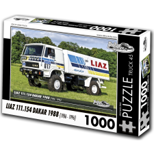 Retro járművek puzzle teherautó Liaz 111.154 Dakar 1988 puzzle, kirakós