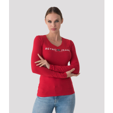 RETRO JEANS női felső GIANNA LONG L.S.TOP 29U003-P18C060 női felső