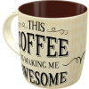  RETRO This Coffee Is Making Me Awesome Bögre
