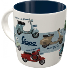  RETRO Vespa Model Chart Bögre bögrék, csészék