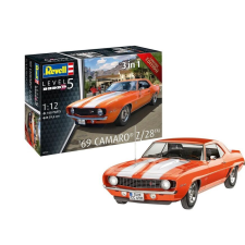 Revell 07727 &#039;69 Chevy Camaro Sportautó műanyag makett 1:12 (07727) makett