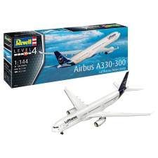 Revell A330-300 Lufthansa Airbus Repülőgép műanyag modell (1:144) (03816) helikopter és repülő
