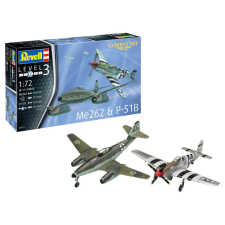  Revell Combat Set Me262  P-51B  1:72 makett repülő (03711) makett