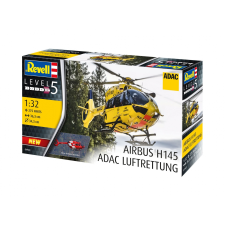 Revell H145 ADAC/REGA Helikopter Műanyag makett 1:32 (04969) autópálya és játékautó