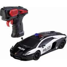 Revell Lamborghini Aventador Police távirányítós autó - Fekete autópálya és játékautó