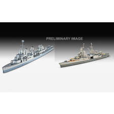  Revell Pacific Warriors (USS Fletcher & USS Indianapolis) 1:700 (05644) makett