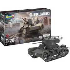  Revell T-26 World of Tanks 1:35 (03505) makett