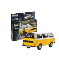  Revell VW T3 Bus 1:25 makett készlet festékkel, ragasztóval (67706 R) makett