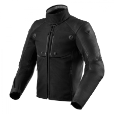 Revit Kabát motorkerékpárhoz Revit Valve H2O fekete motoros kabát