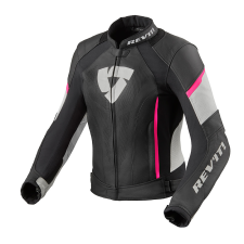 Revit Női motoros kabát Revit Xena 3 fekete-rózsaszín motoros kabát