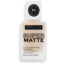 Revolution Relove Supermatte Foundation F3 24 ml smink alapozó