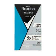 Rexona Maximum Protection Clean Scent férfi izzadásgátló krém (45 ml) dezodor