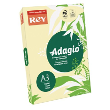 REY Adagio A3 Színes másolópapír (500 lap) - Pasztell sárga (ADAGI080X660 CANARY) fénymásolópapír
