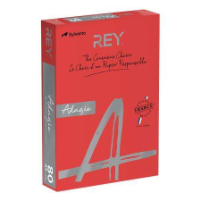 REY Másolópapír, színes, A4, 80 g, REY "Adagio", intenzív piros fénymásolópapír