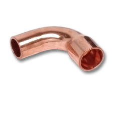  Réz forraszidom 90° ív 89mm KB hűtés, fűtés szerelvény