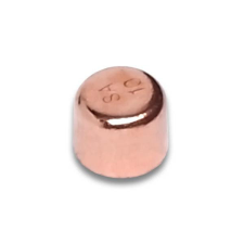  Réz forraszidom Zárókupak 54mm hűtés, fűtés szerelvény