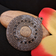  Réz mandala medál 4 cm-es medál