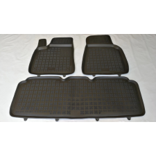 Rezaw fekete gumiszőnyeg Tesla MODEL S Liftback 2012-tól (204001) autószőnyeg