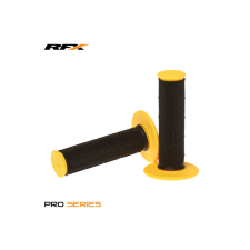 RFX Pro Series kettős összetételű markolat fekete / sárga egyéb motorkerékpár alkatrész