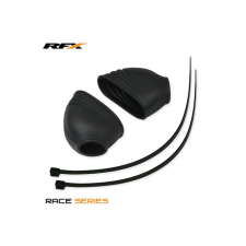 RFX Védő gumi lábcsapok RFX Race fekete univerzális egyéb motorkerékpár alkatrész