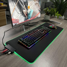 RGB gamer egérpad 80x30 cm egérpad