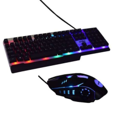 Rgb vezetékes gamer billentyűzet és egér billentyűzet